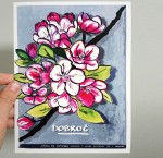 kartka dobroc kwiaty