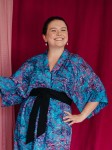 NAWROTANKA wiskozowe kimono turkusowe rybki krókie.jpg