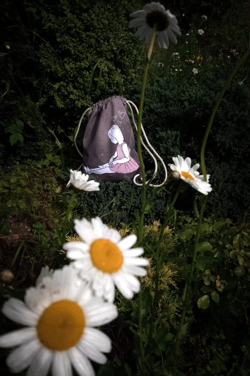 nawrotanka bawełniany plecak worek kakaowy z nadrukiem dziewczynki.jpg