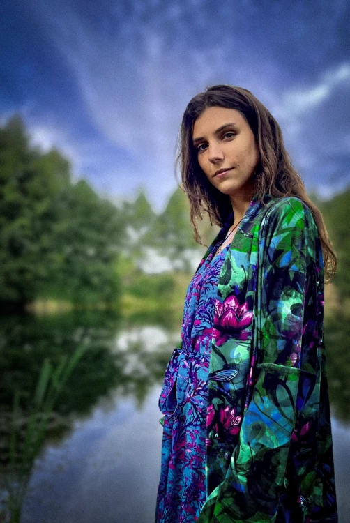 nwrotanka hand painted water lily artistic kimono jacket print (1).jpg