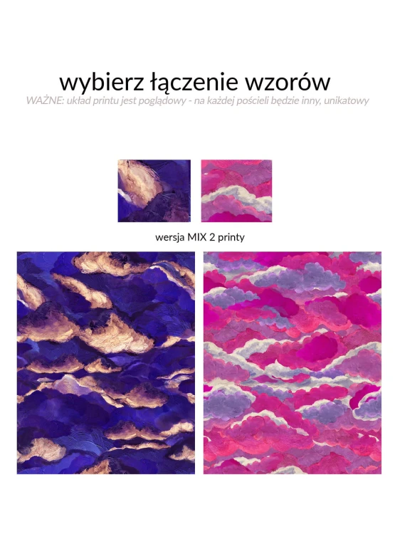 dwustronne pościele bawełniane z kolorowym wzorem CHMURY NAWROTANKA 1.jpg