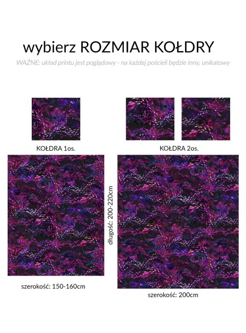 rozmiary poszewek bawełnianych kołdrę pościel 1 i 2os NAWROTANKA autorski print RAFA KORALOWA recznie malowane rybki i źycie podwodne wzór morski 1.jpg