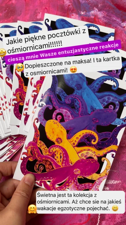 wzor recznie malowany złote osmiornice print jak tatuaz japoński nawrotanka (1).jpg