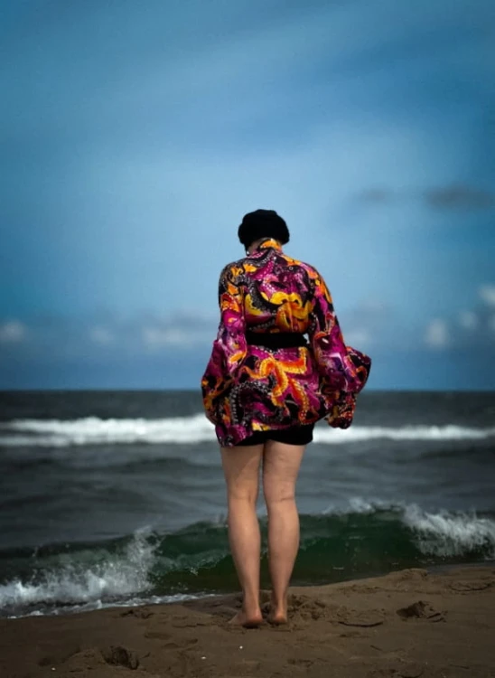 OSMIORNCA PRINT tył morze urlop kimono koszula narzutka.jpg