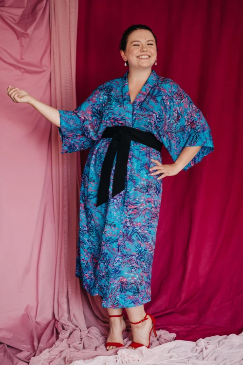 NAWROTANKA wiskozowe kimono turkusowe rybki.jpg