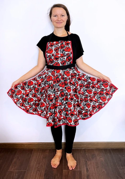 fartuszek czerwony1