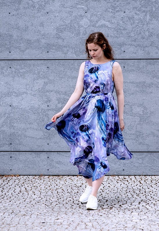 ubrania w malarskie wzory