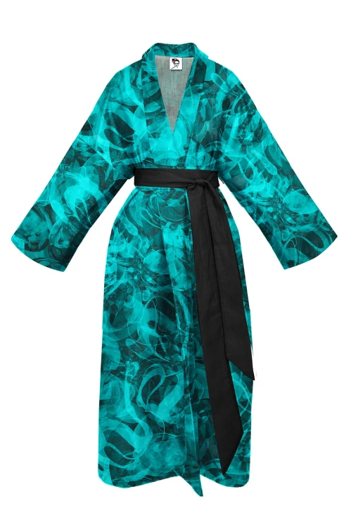 kimono ZORZA POLARNA turkus długie nawrotanka print seledyn turkusowy aurora.jpg