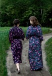 KIMONO midI vs maxi sukienka w wkiaty wzór słowiki NAWROTANKA.jpg