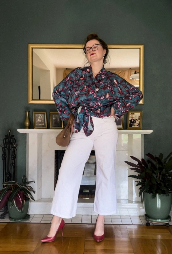 kimono mini premium turkusowy wzór w kwiaty i ptaki SŁOWIKI nawrotanka (2).jpg