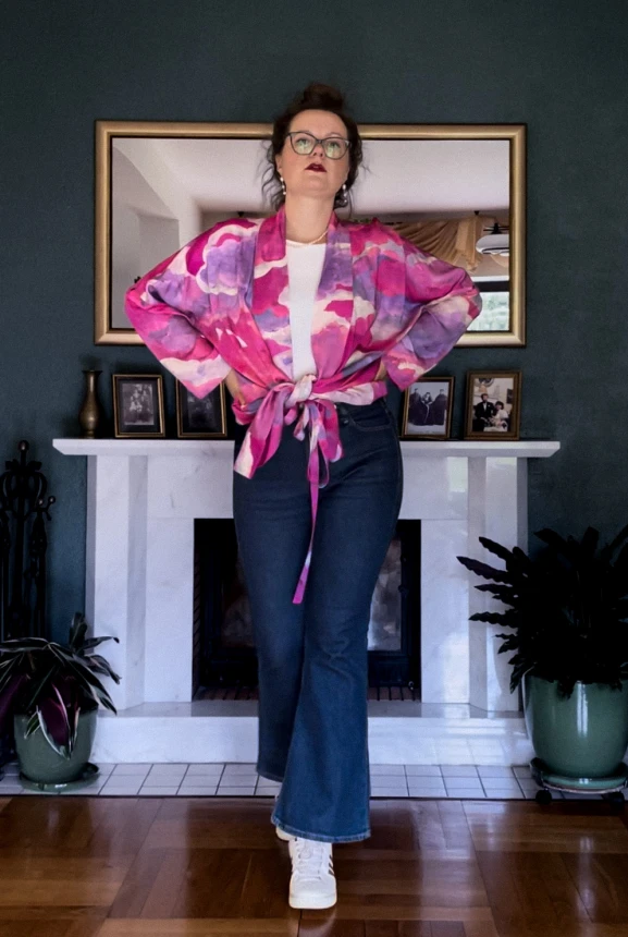 kimono mini premium CHMURY na niebie różowe koszula nawrotanka.jpg