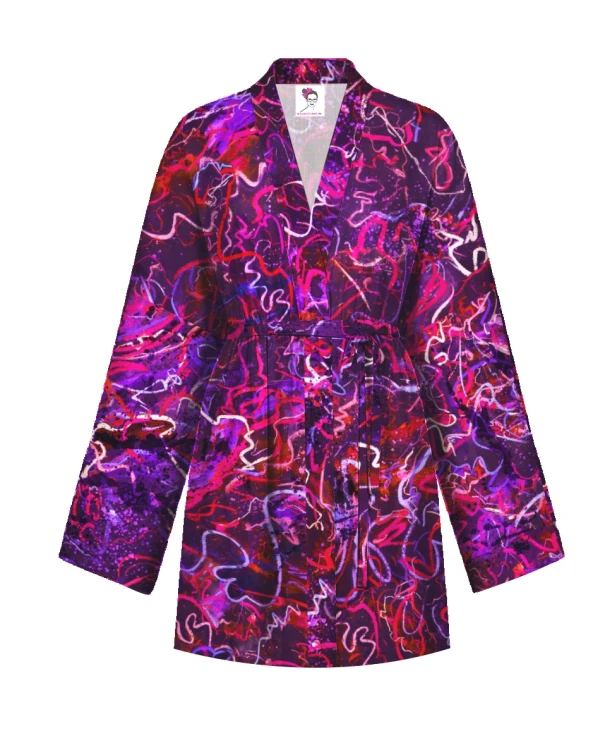 kimono malarskie SERPENTYNY wzór krótsze sukienka kopetowa mini nawrotanka.jpg