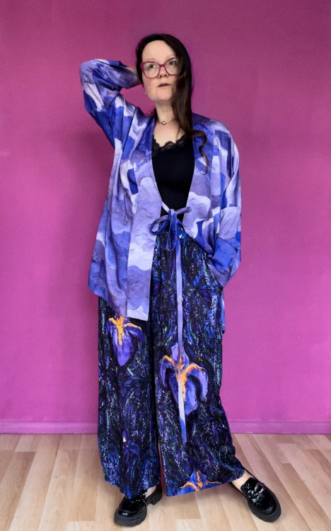 spodnie irysy + kimono chmury śnieżne NAWROTANKA.jpg