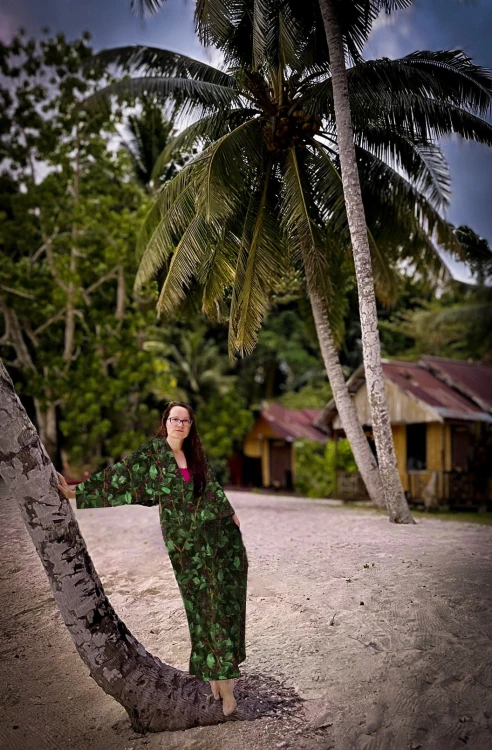 zestaw malinowy spodnie + kimono NAWROTANKA na Bali.jpg