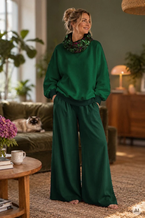 bluza zielona maliny i zielone spodnie.png