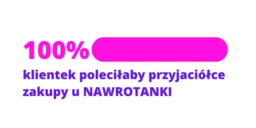 100% klientek poleciłaby przyjaciółce zakupy u NAWROTANKI