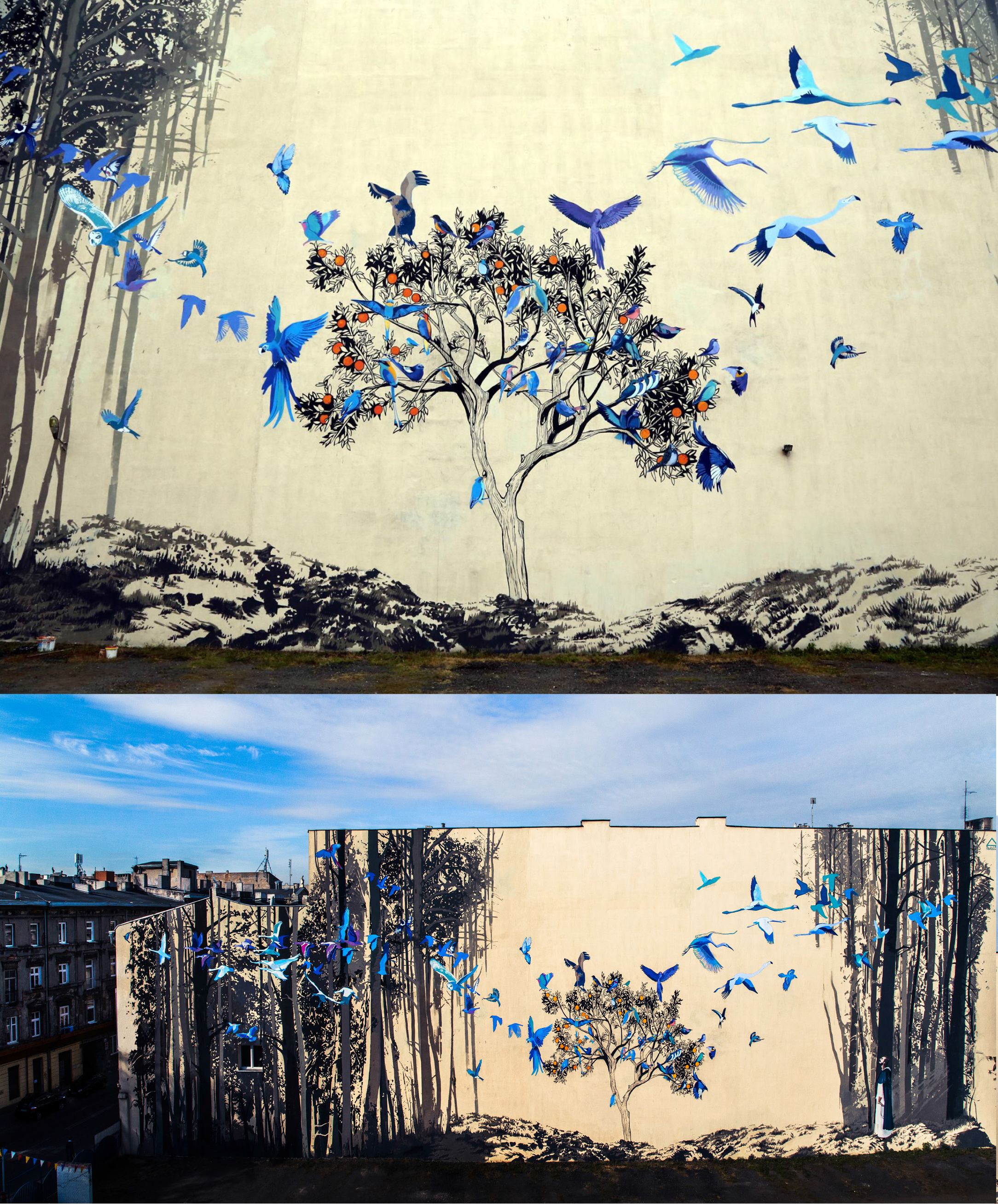 800m mural na 800lecie dominikanów